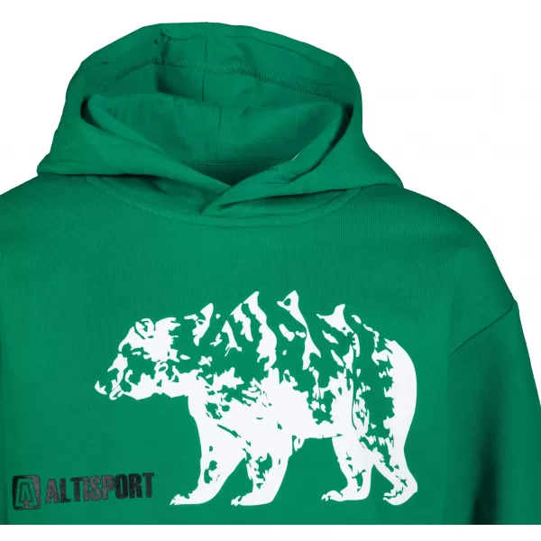  Dječji sweatshirt ALTISPORT ALM193422 SREDNJE ZELENA 