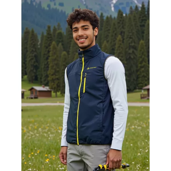  Muški prsluk ALPINE PRO NERC 2 OCEAN OBASJAN MJESEČINOM 