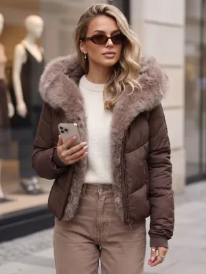 Ženska jakna DSTREET TY6104 SMEĐA