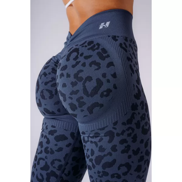 Ženske tajice NEBBIA PRIMAL 849 TAMNOPLAVI LEOPARD 