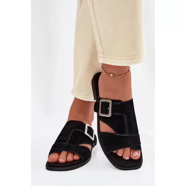  Ženske papuče BIG STAR SHOES TT274477 CRNA 