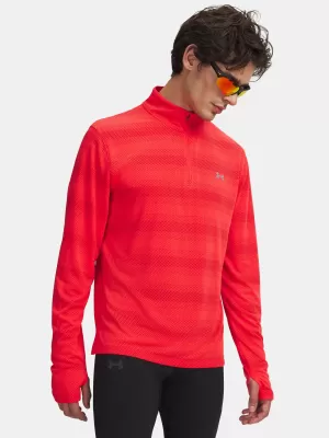 Muška majica kratkih rukava UNDER ARMOUR VELOCITI 1/4 ZIP 6010887-713 CRVENA