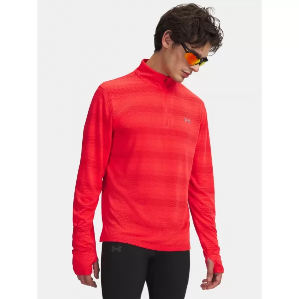  Muška majica kratkih rukava UNDER ARMOUR VELOCITI 1/4 ZIP 6010887-713 CRVENA 