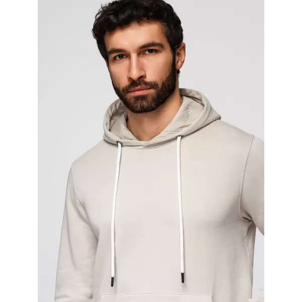  Muški sweatshirt OMBRE OM-SSBN-0270 SVIJETLO BEŽ 