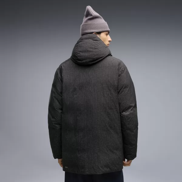  Muški kaput PUMA PROTECTIVE HOODED DOWN PARKA M 69456301 PUMA CRNA 