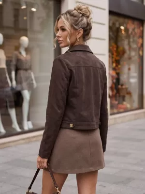 Ženska jakna DSTREET TY5881 SMEĐA