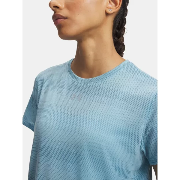  Ženska majica kratkih rukava UNDER ARMOUR VELOCITI SHORTSLEEVE 6009540-425 PLAVA 