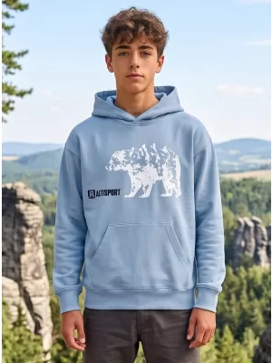 Dječji sweatshirt ALTISPORT ALM193422 NEBESKO PLAVO