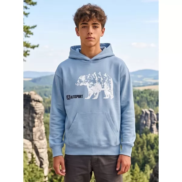  Dječji sweatshirt ALTISPORT ALM193422 NEBESKO PLAVO 