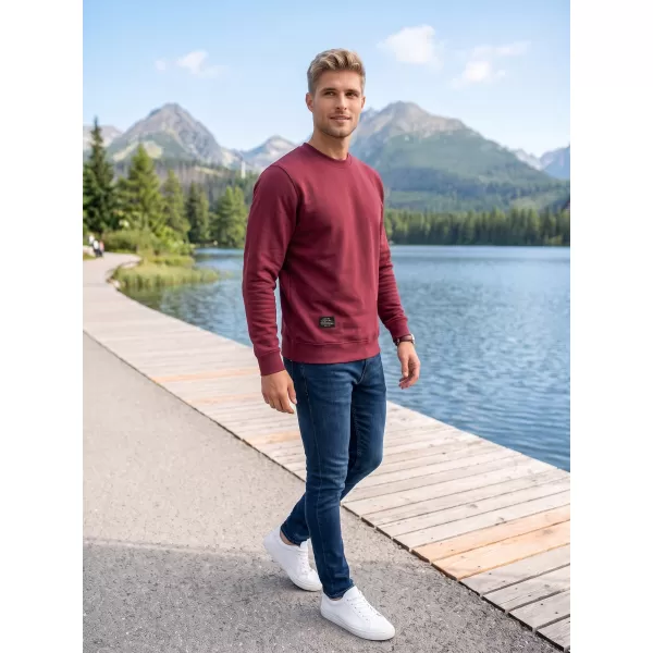  Muški sweatshirt ALTISPORT NP/ALMST43001 TAMNOCRVENA 