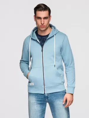 Muški sweatshirt OMBRE OM-SSBZ-0272 PLAVA
