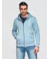 Muški sweatshirt OMBRE OM-SSBZ-0272 PLAVA