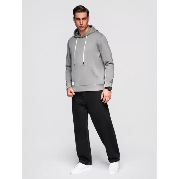  Muški sweatshirt OMBRE OM-SSBN-0270 SIVA 