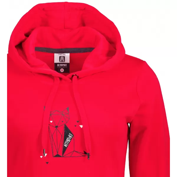  Ženska produžena majica ALTISPORT ALW091419 CRVENA 