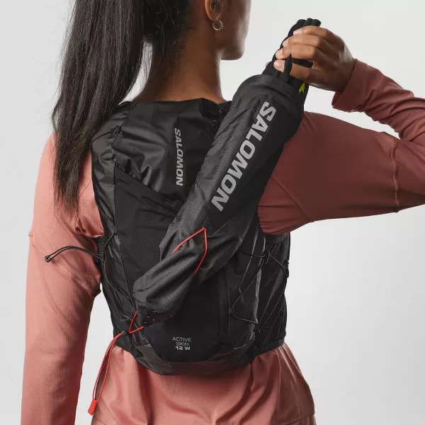  Ženski ruksak SALOMON ACTIVE SKIN 12 LC2178600 CRNO/METALNO 