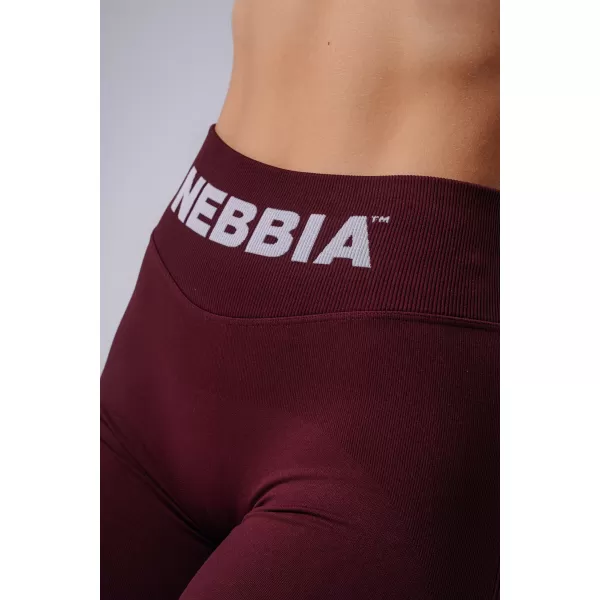  Ženske tajice NEBBIA FLOW SEAMLESS 496 KLARET 