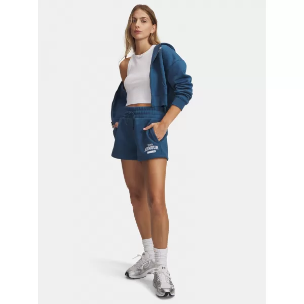  Ženske kratke hlače UNDER ARMOUR ICON FLC NOV SHORT 6010982-498 PLAVA 