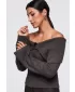Ženski pulover OMBRE OW-SW-E0011 SMEĐA