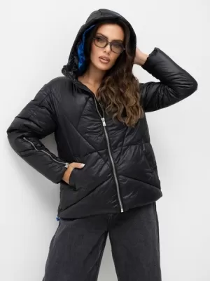 Ženska jakna SUBLEVEL D50048X44517A2 CRNA