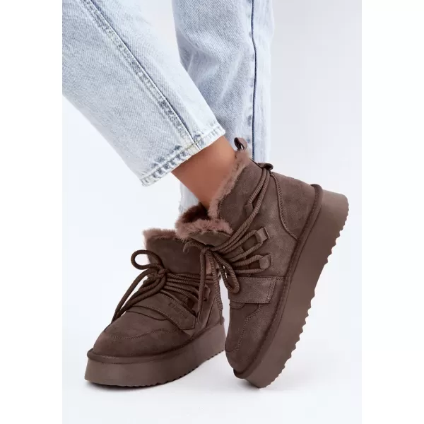  Ženske cipele BIG STAR SHOES UU274315 SMEĐE/BEŽ SJENE 