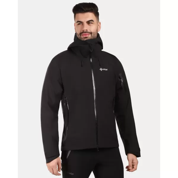  Muška hardshell jakna KILPI MAMBA-M 1M0101KI CRNA 