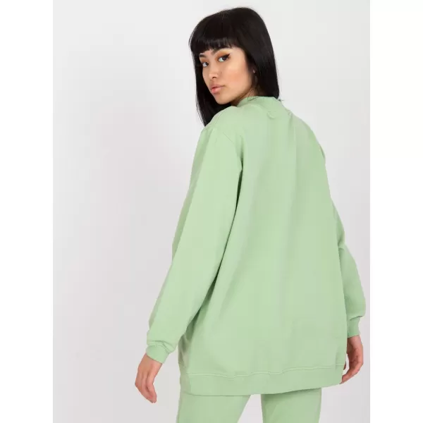  Ženski sweatshirt BASIC FEEL GOOD AP-BL-A-R001 PISTACIJE 