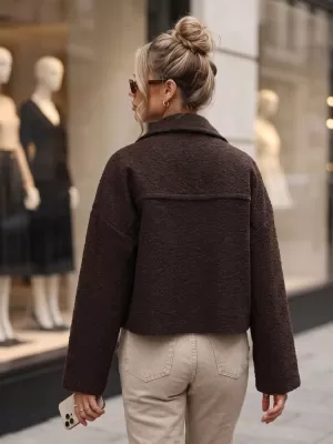 Ženska jakna DSTREET TY6058 SMEĐA