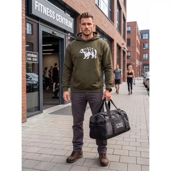  Muški sweatshirt ALTISPORT ALM193422 VOJNOG 