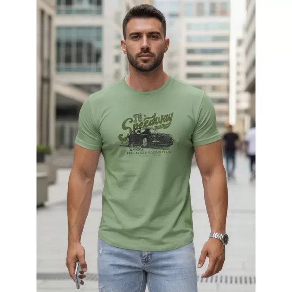  Muška majica kratkih rukava DSTREET NX5089R SVIJETLO ZELENA 