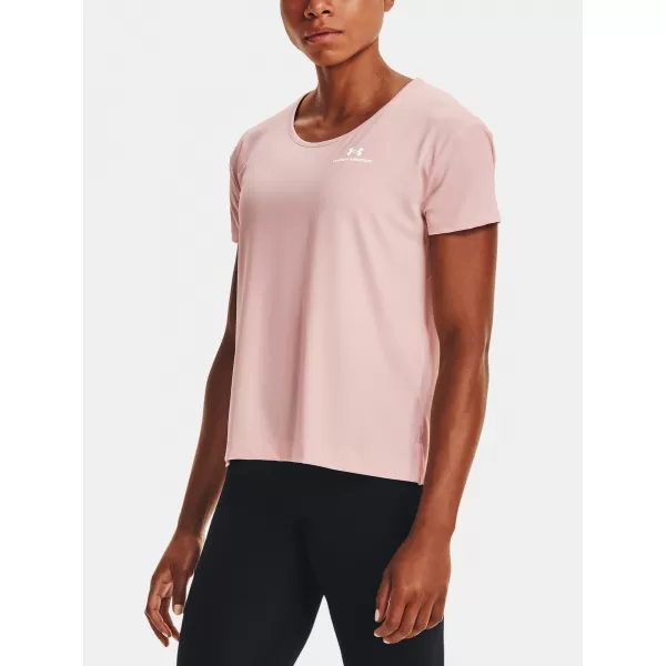  Ženska majica kratkih rukava UNDER ARMOUR UA RUSH ENERGY CORE SS 1365683-685 RUŽIČASTA 