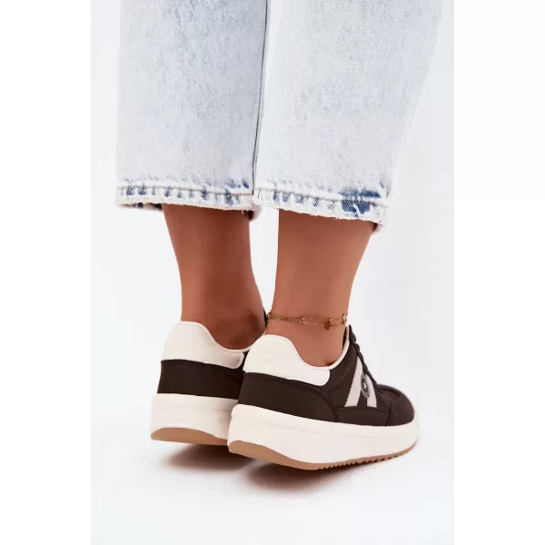  Ženske tenisice BIG STAR SHOES UU274024 SMEĐA/BEŽ 