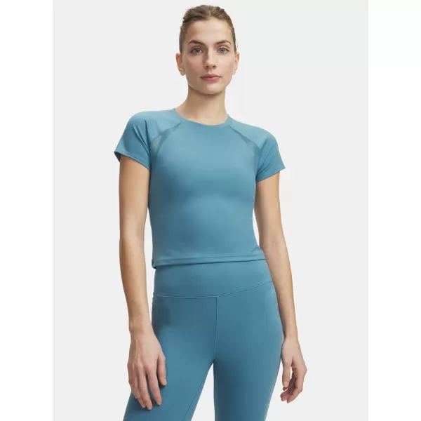  Ženska majica kratkih rukava UNDER ARMOUR MOTION MESH SS 6011045-466 PLAVA 