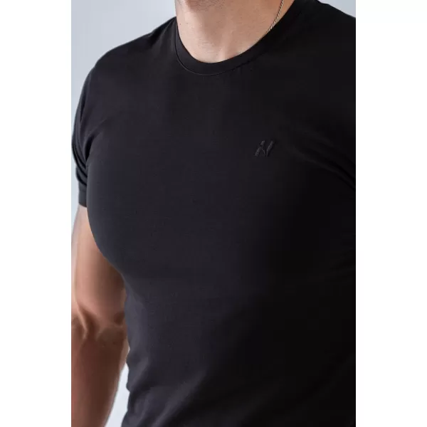  Muške majice NEBBIA MIKE MUSCLE FIT 158 CRNA 
