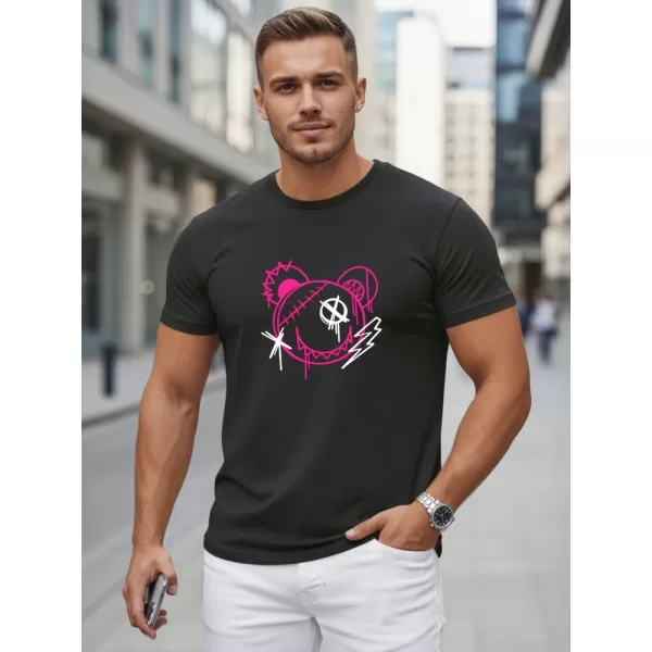  Muška majica kratkih rukava DSTREET NX0136R-BK CRNA 