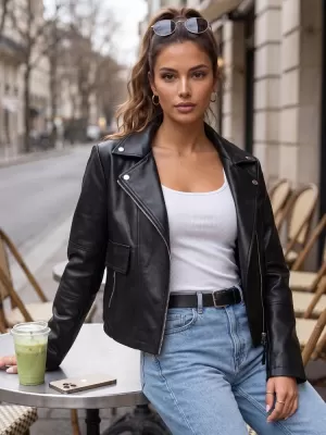 Ženska jakna DSTREET TY5716 CRNA
