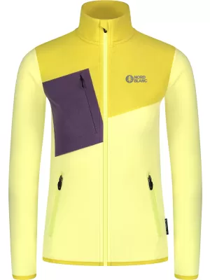 Ženska lagana majica od flisa NORDBLANC BEECH NBSFL8375 JANTAR