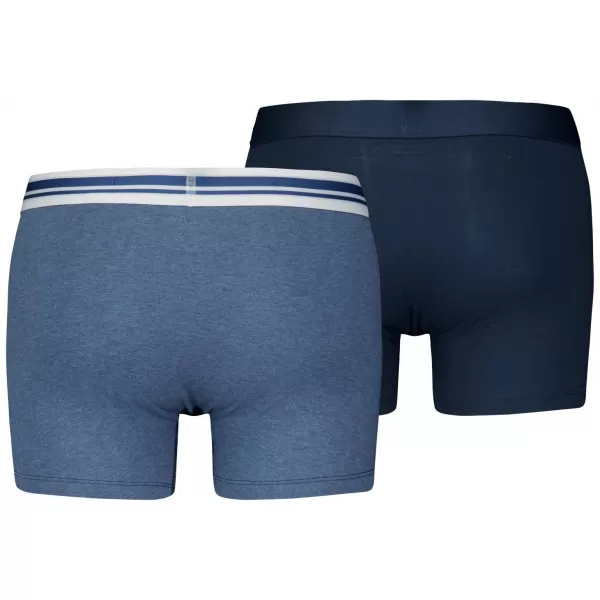  Muške bokserice PUMA MEN EVERYDAY PLACED LOGO BOXER 2P 93847604 SVIJETLOPLAVI MELANGE 