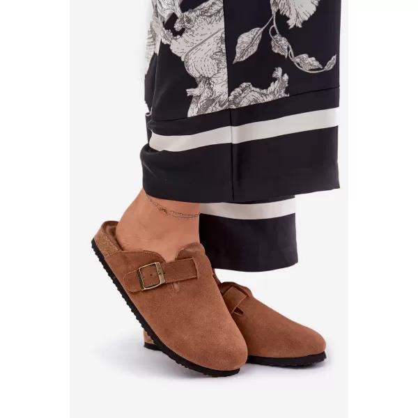  Ženske papuče BIG STAR SHOES RR274A387 SMEĐA/BEŽ 