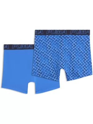 Muške bokserice PUMA MEN GRAPHICAL PRINT BOXERS 2P 94780404 PLAVA KOMBINACIJA