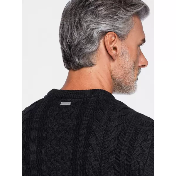  Muški pulover OMBRE OM-SWSW-0191 CRNA 