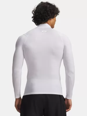 Muška majica kratkih rukava UNDER ARMOUR UA HG ELITE COMP MOCK LS 6015385-100 BIJELA