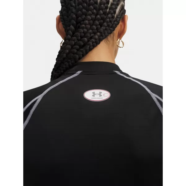 Ženska majica kratkih rukava UNDER ARMOUR HEATGEAR ELITE CROP MCK SS 6014710-008 CRNA 