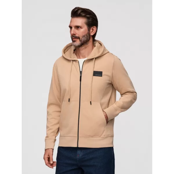  Muški sweatshirt OMBRE OM-SSZP-0256 PIJESAK 
