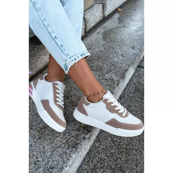  Ženske tenisice BIG STAR SHOES UU274275 BIJELO/BEŽ 