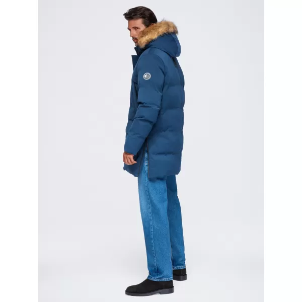  Muška parka OMBRE OM-JALJ-0310 TAMNOPLAVA 