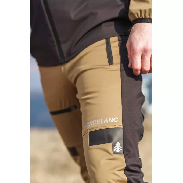  Muške vodootporne hlače za više sportova NORDBLANC RIDGEWALK NBSPM8325 SMEĐA 