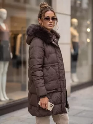Ženska jakna DSTREET TY5822 SMEĐA