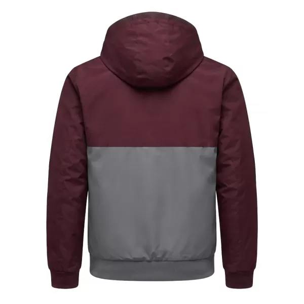  Muška jakna OMBRE C584 BORDO I SIVA 