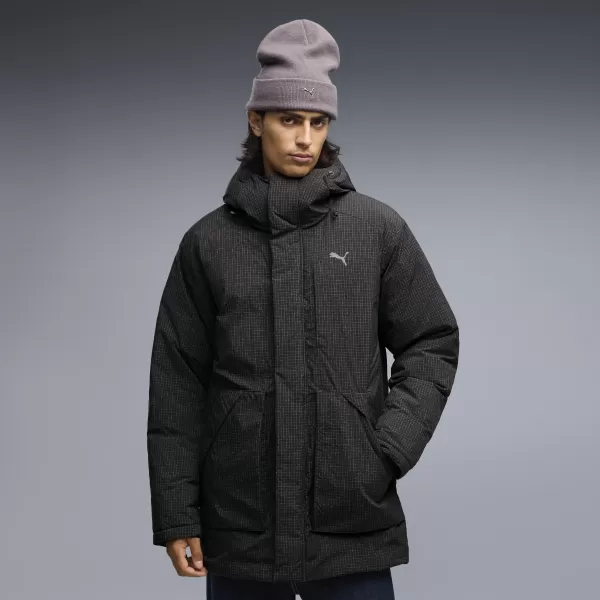  Muški kaput PUMA PROTECTIVE HOODED DOWN PARKA M 69456301 PUMA CRNA 