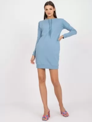 Haljina BASIC FEEL GOOD AP-SK-A-006.73 SVIJETLOPLAVA